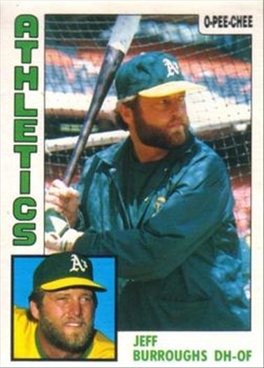 1984 O-Pee-Chee Baseball Cards 354     Jeff Burroughs